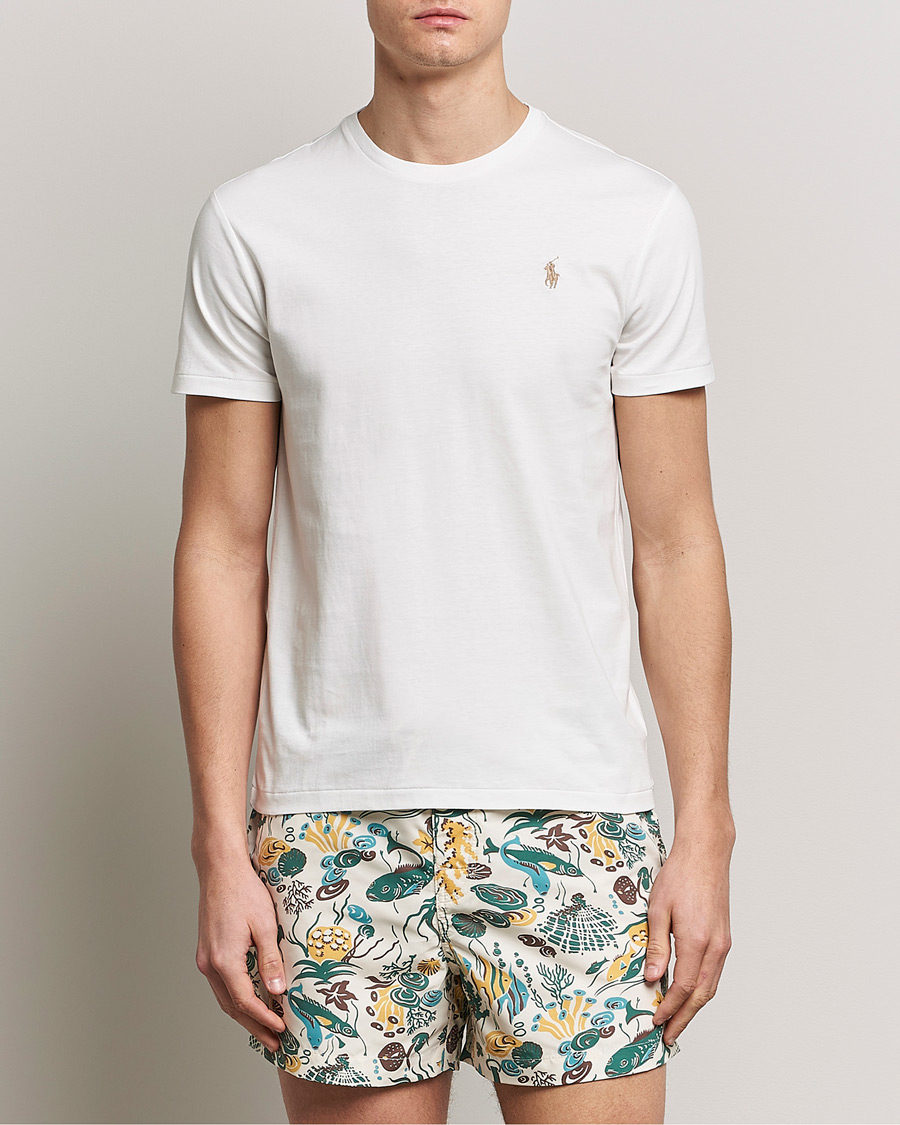 Men | T-Shirts | Polo Ralph Lauren | Crew Neck T-Shirt Deckwash White