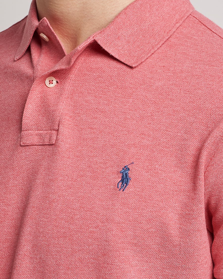 Men | Polo Shirts | Polo Ralph Lauren | Custom Slim Fit Polo Highland Rose Heather