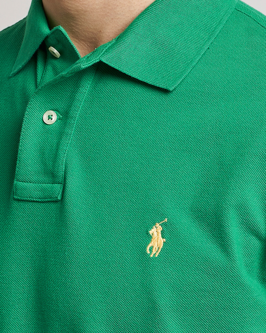 Men | Polo Shirts | Polo Ralph Lauren | Custom Slim Fit Polo Optic Green