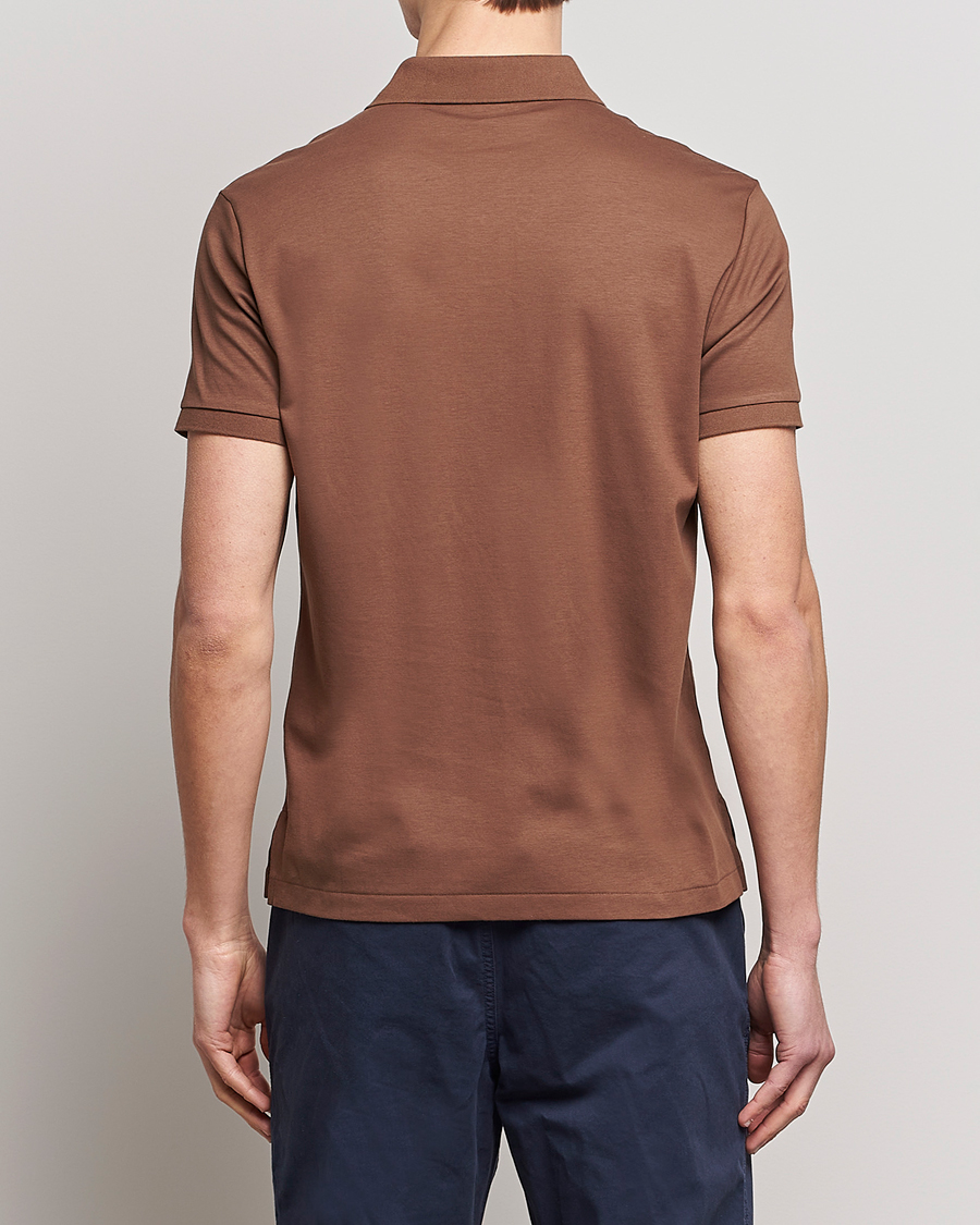 Men | Polo Shirts | Polo Ralph Lauren | Pima Cotton Polo Luggage Brown