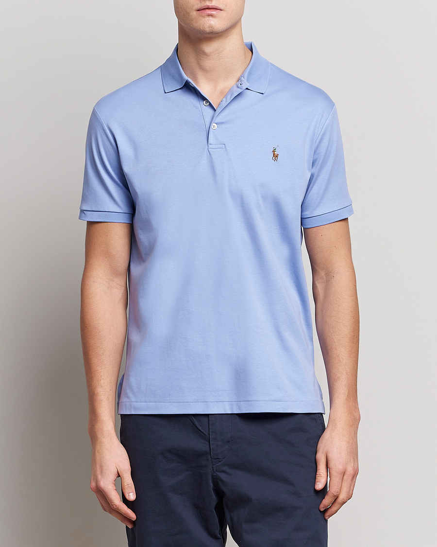 Men | Clothing | Polo Ralph Lauren | Luxury Pima Cotton Polo Lafayette Blue