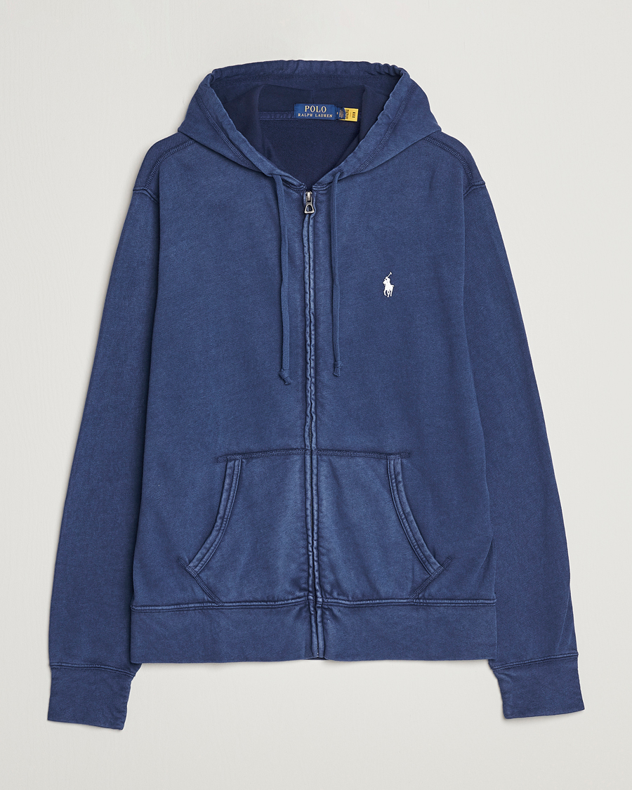 Men | Sweaters & Knitwear | Polo Ralph Lauren | Spa Terry Full Zip Hoodie Newport Navy