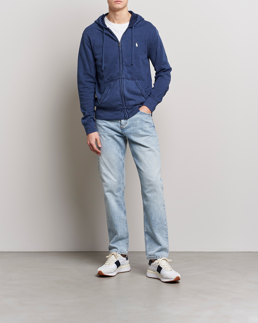 Men | Sweaters & Knitwear | Polo Ralph Lauren | Spa Terry Full Zip Hoodie Newport Navy