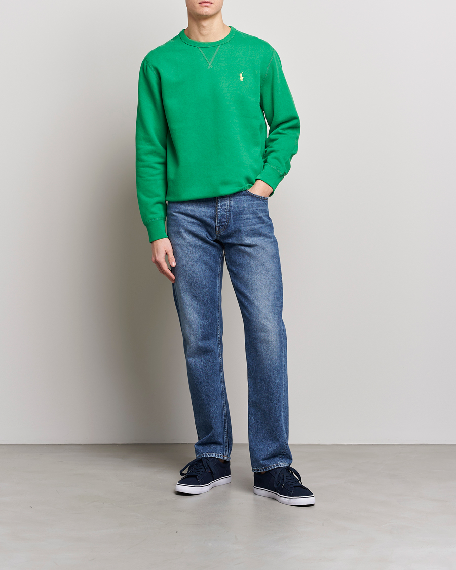 Men | Sweaters & Knitwear | Polo Ralph Lauren | Crew Neck Sweatshirt Optic Green