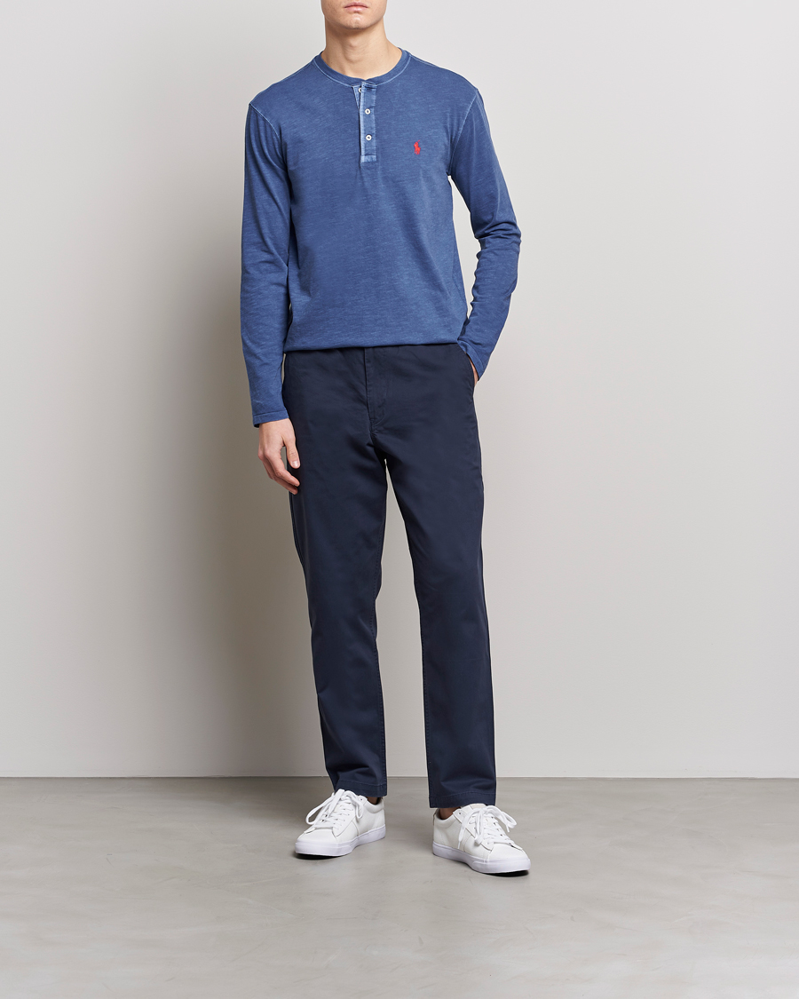 Men | Sweaters & Knitwear | Polo Ralph Lauren | Slub Jersey Henley Old Royal