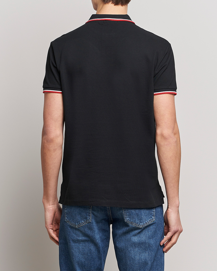 Men | Polo Shirts | Polo Ralph Lauren | Custom Slim Fit Tipped Polo Black