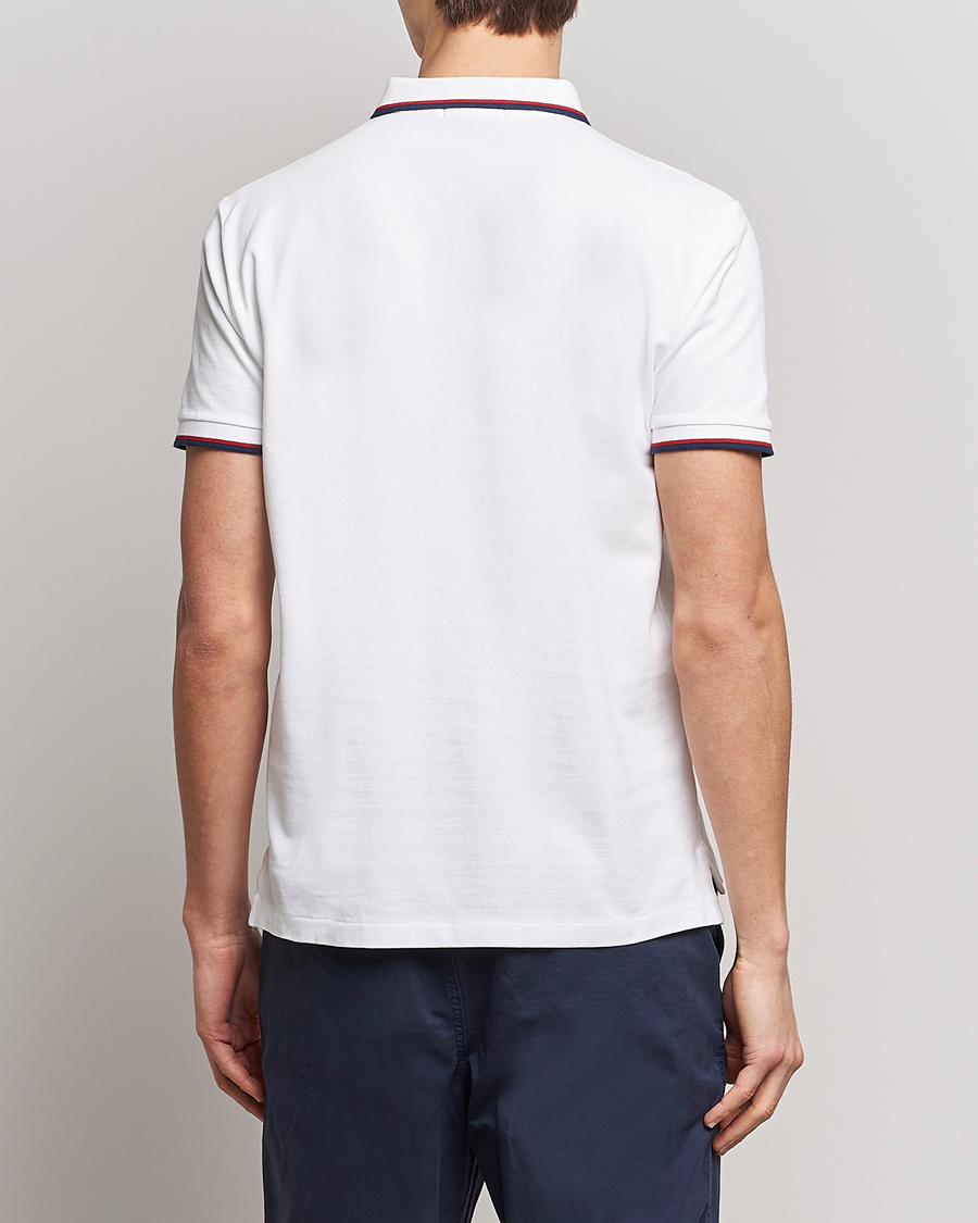 Men | Polo Shirts | Polo Ralph Lauren | Custom Slim Fit Tipped Polo White