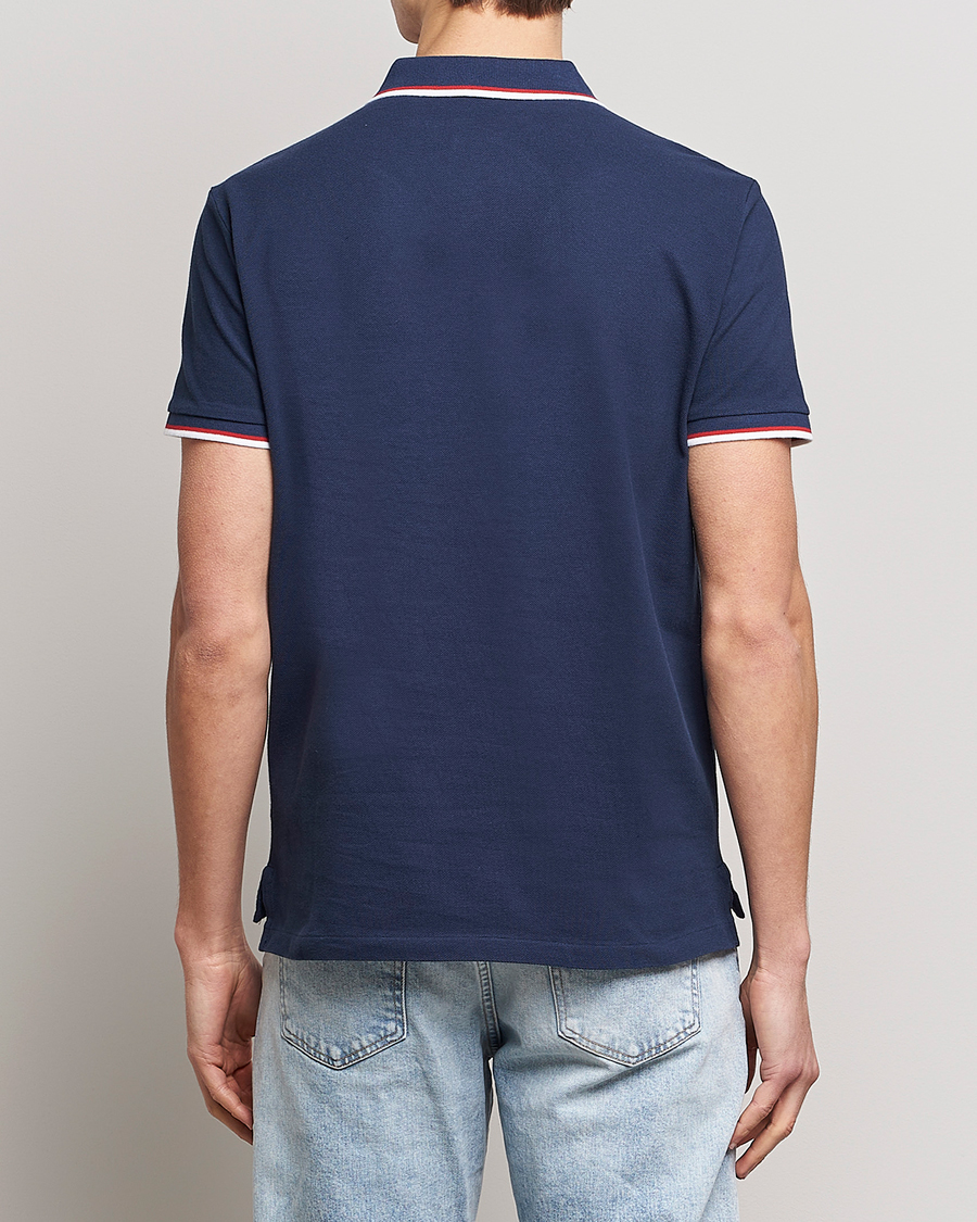 Men | Polo Shirts | Polo Ralph Lauren | Custom Slim Fit Tipped Polo Newport Navy