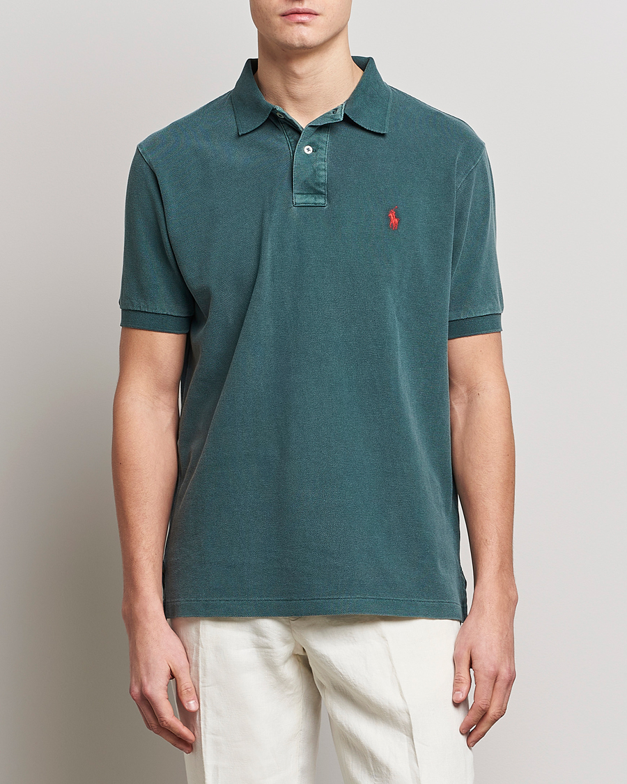 Men | Polo Shirts | Polo Ralph Lauren | Heritage Mesh Polo Forest Green