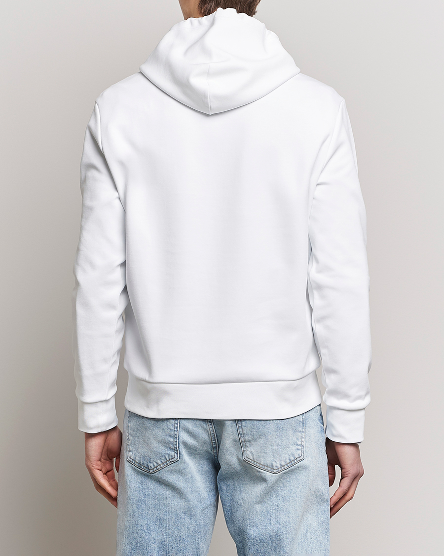 Men | Sweaters & Knitwear | Polo Ralph Lauren | Double Knit Center Logo Hoodie White