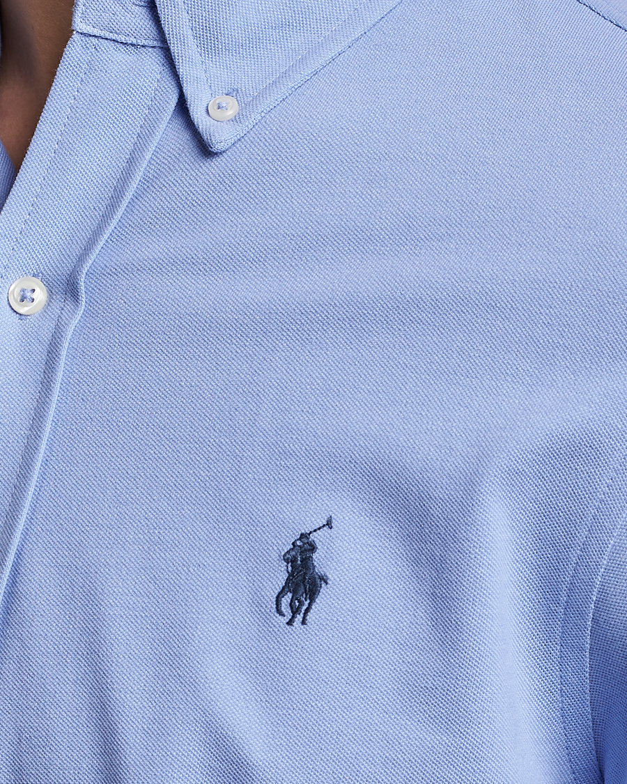 Men | Shirts | Polo Ralph Lauren | Featherweight Mesh Shirt Lafayette Blue