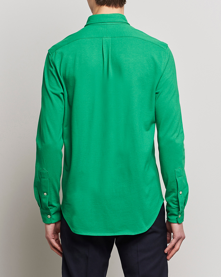 Men | Shirts | Polo Ralph Lauren | Featherweight Mesh Shirt Optic Green