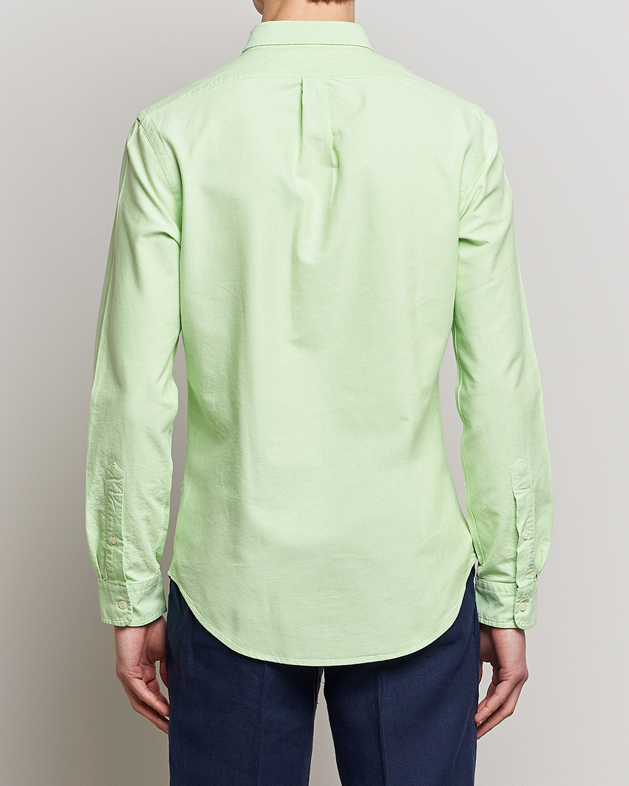 Men | Shirts | Polo Ralph Lauren | Slim Fit Oxford Button Down Shirt Oasis Green