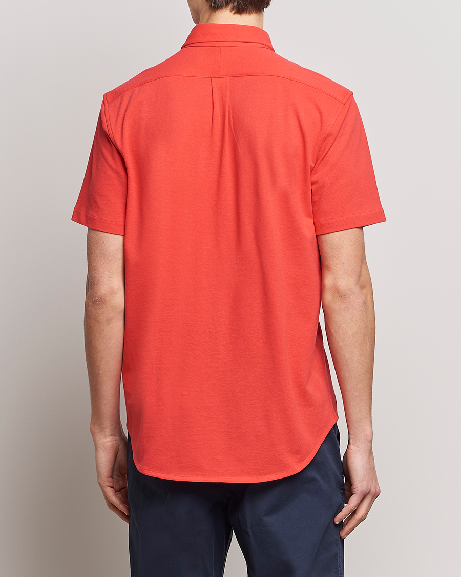 Men | Shirts | Polo Ralph Lauren | Featherweight Mesh Short Sleeve Shirt Red Reef
