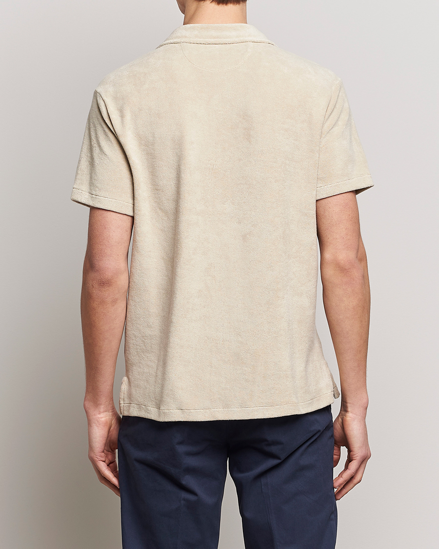 Men | Shirts | Polo Ralph Lauren | Cotton Terry Short Sleeve Shirt Spring Beige