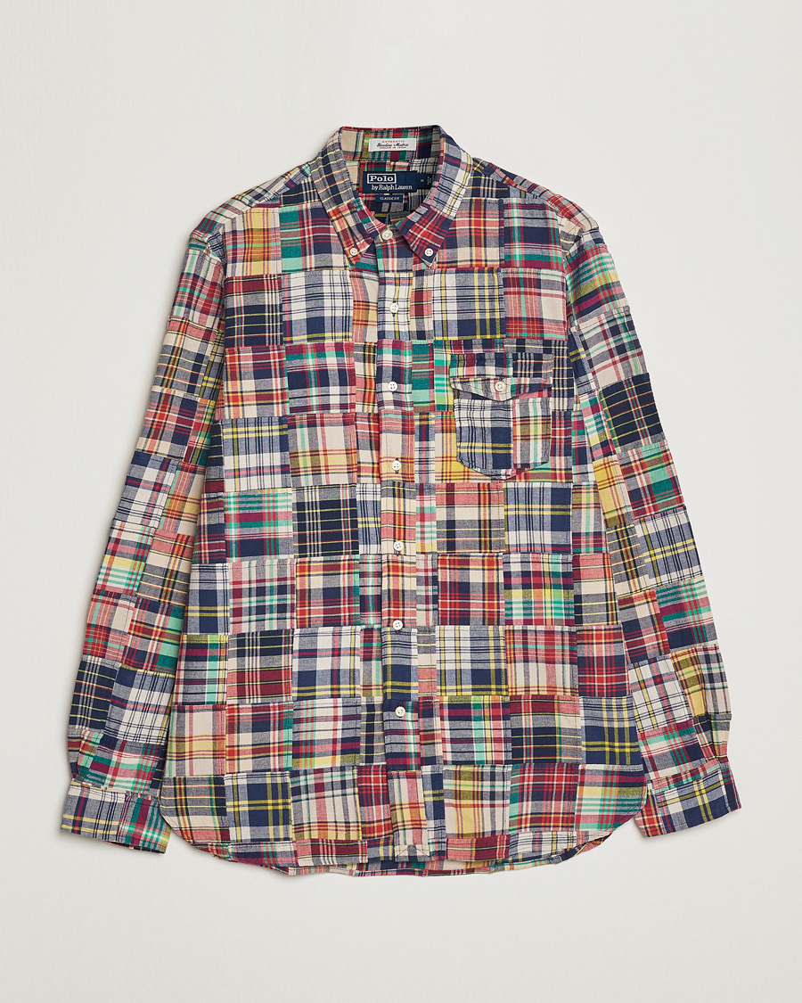 Men | Shirts | Polo Ralph Lauren | Madras Patchwork Overshirt Multi