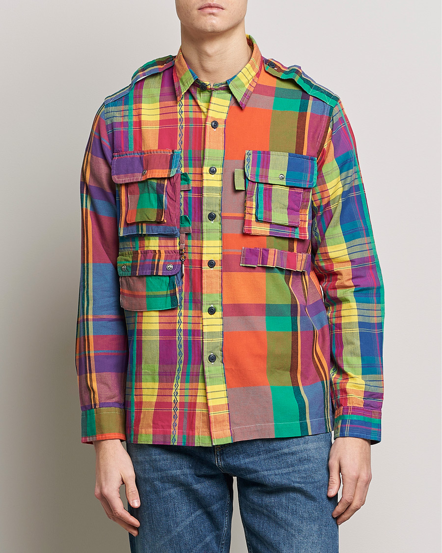 Men | Shirts | Polo Ralph Lauren | Madras Checked Shirt Yellow/Green