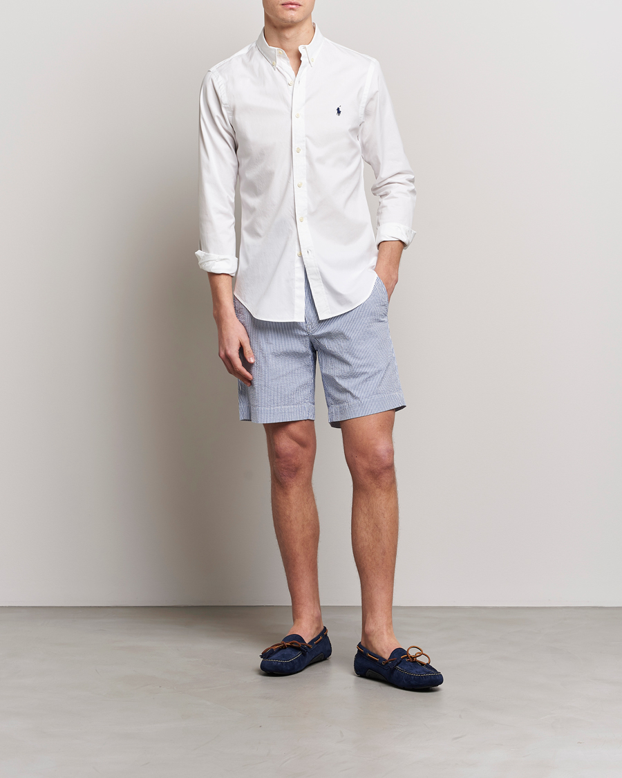 Men | Shirts | Polo Ralph Lauren | Slim Fit Twill Shirt White