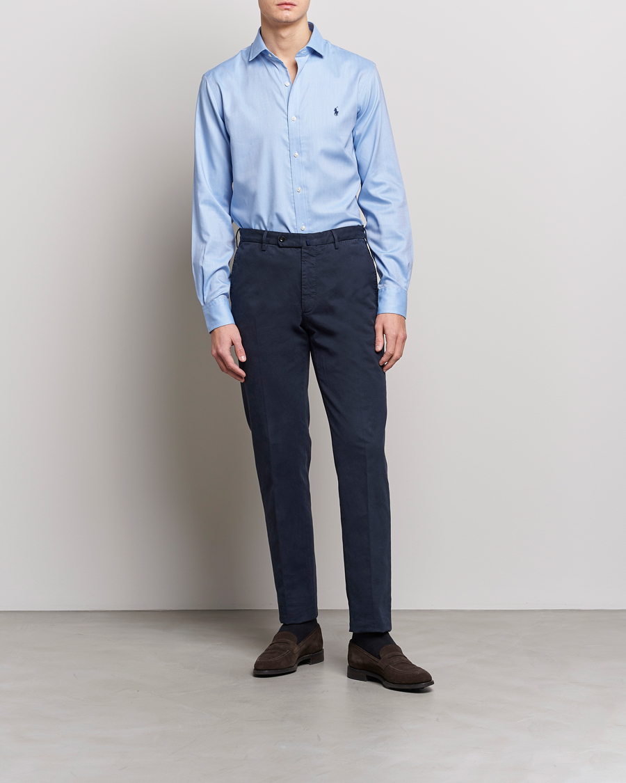 Polo Ralph Lauren Slim Fit Dress Shirt Blue at CareOfCarl.com Polo Ralph Lauren Slim Fit Dress Shirt Blue at CareOfCarl.com