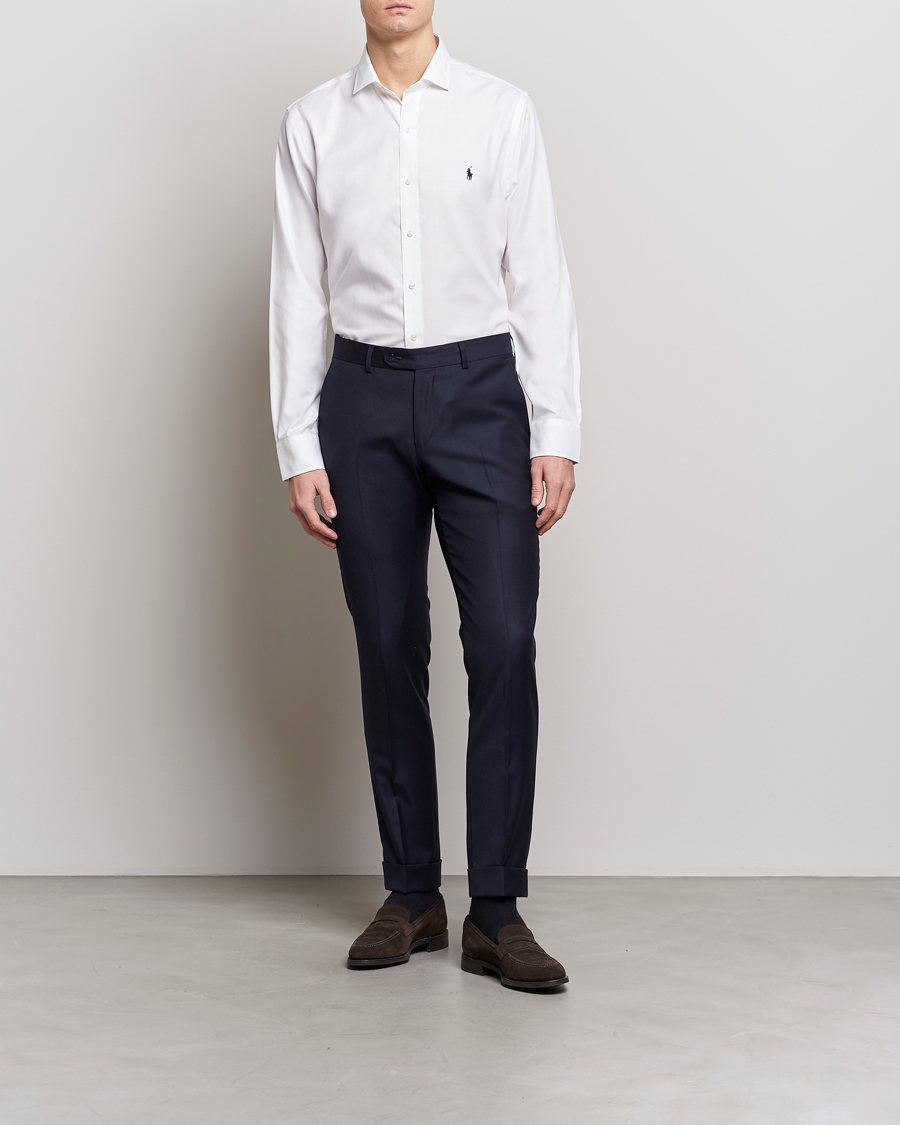 Polo Ralph Lauren Slim Fit Dress Shirt White at CareOfCarl.com Polo Ralph Lauren Slim Fit Dress Shirt White at CareOfCarl.com