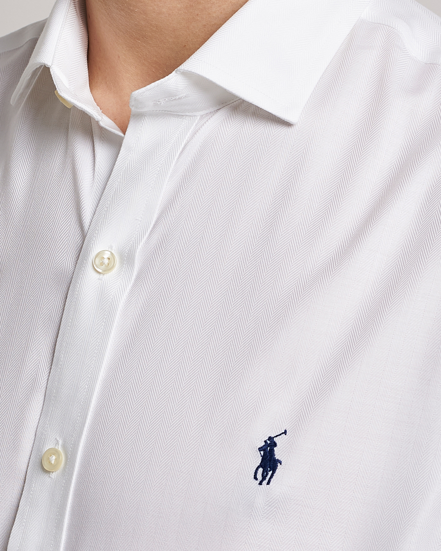 Polo Ralph Lauren Slim Fit Dress Shirt White at CareOfCarl.com Polo Ralph Lauren Slim Fit Dress Shirt White at CareOfCarl.com