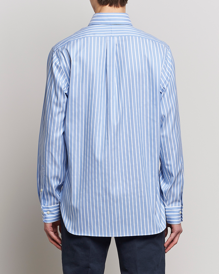 Men | Shirts | Polo Ralph Lauren | Custom Fit Striped Dress Shirt Blue/White