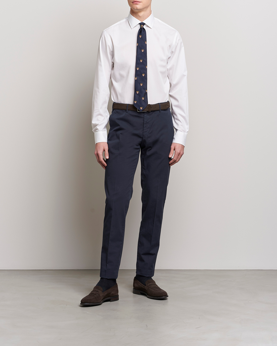 Men | Shirts | Polo Ralph Lauren | Slim Fit Poplin Dress Shirt White