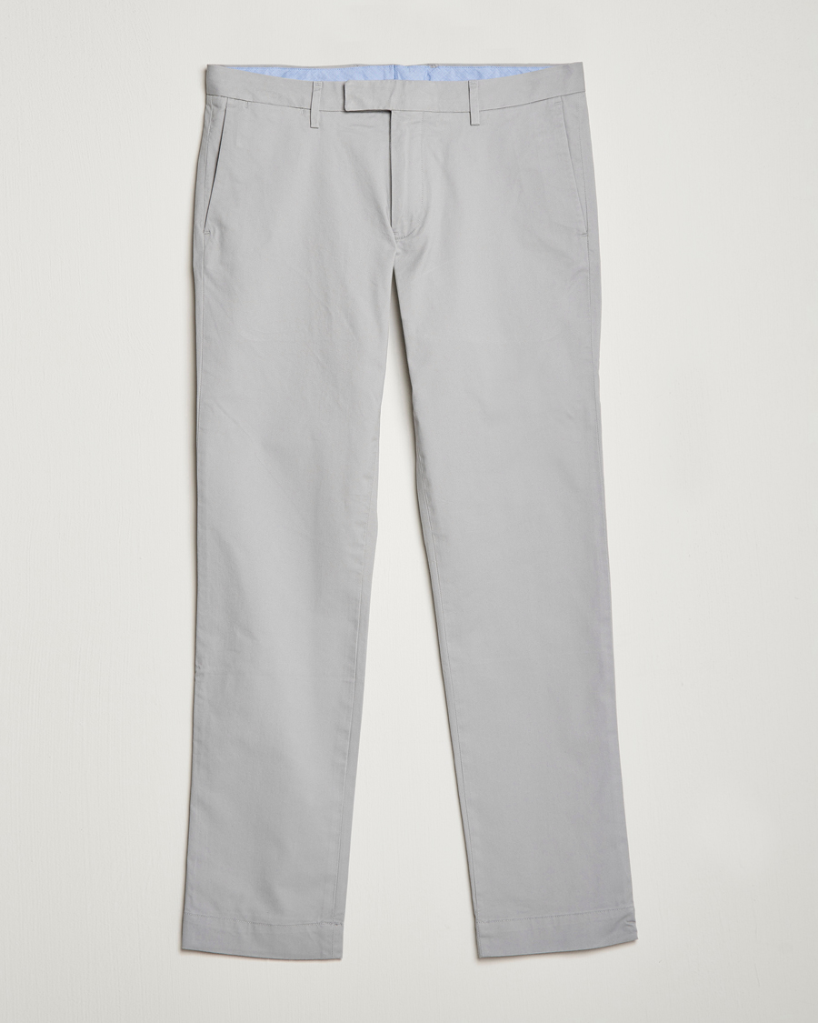 Men | Trousers | Polo Ralph Lauren | Slim Fit Stretch Chinos Soft Grey