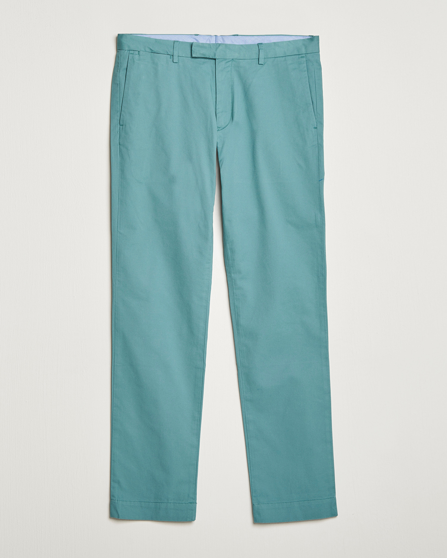 Men | Trousers | Polo Ralph Lauren | Slim Fit Stretch Chinos Greenscape
