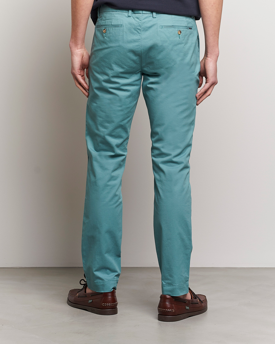 Men | Trousers | Polo Ralph Lauren | Slim Fit Stretch Chinos Greenscape