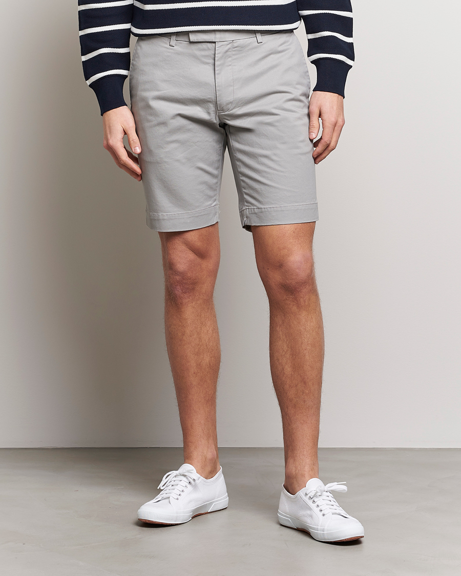 Men | Clothing | Polo Ralph Lauren | Tailored Slim Fit Shorts Grey Fog