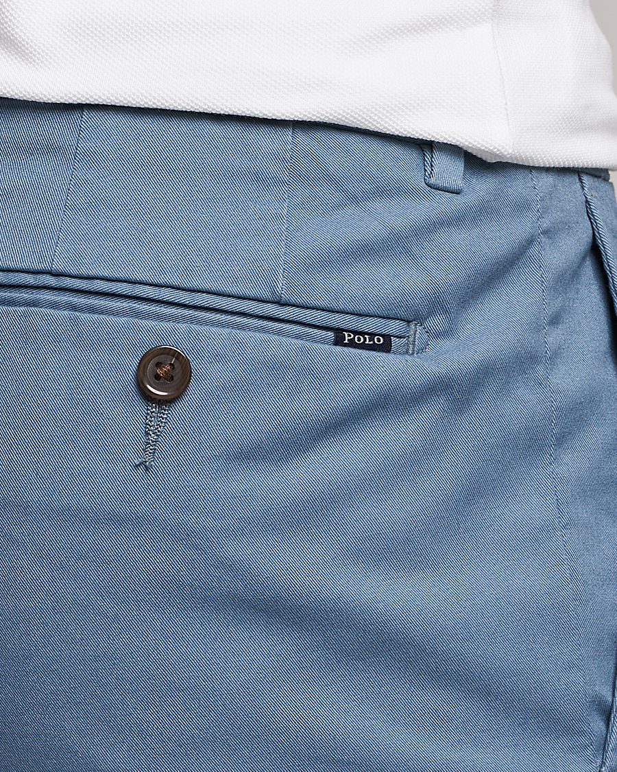 Men | Shorts | Polo Ralph Lauren | Tailored Slim Fit Shorts Anchor Blue