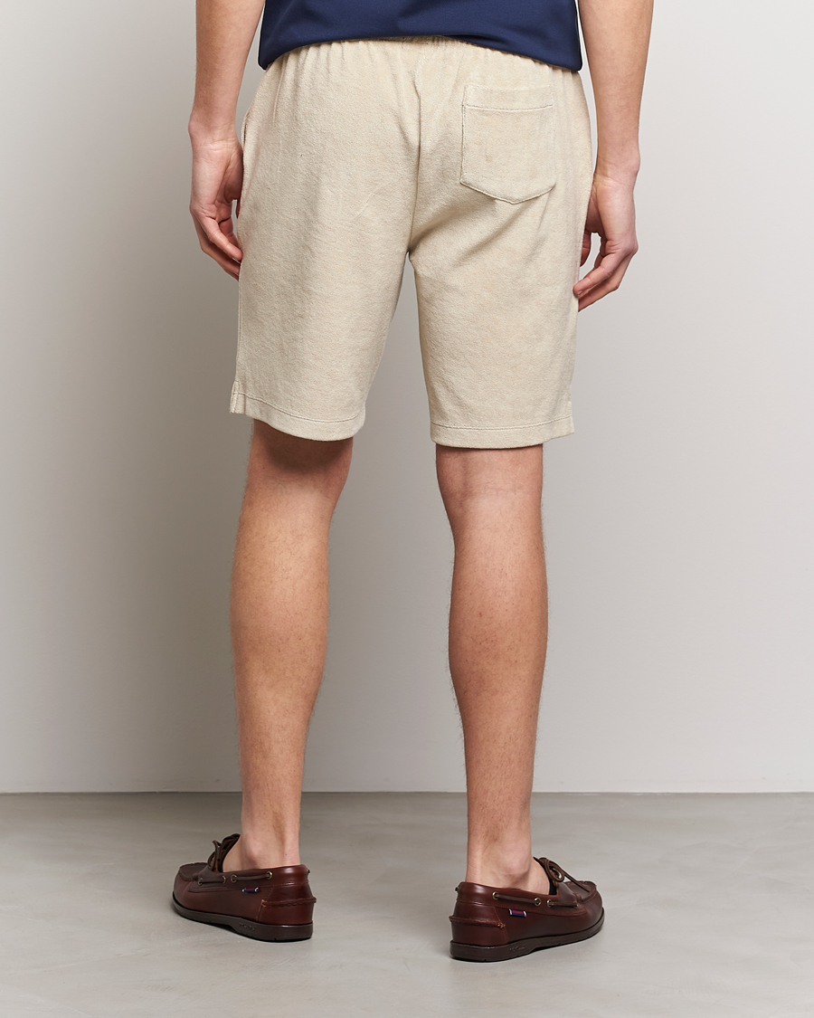 Men | Shorts | Polo Ralph Lauren | Cotton Terry Drawstring Shorts Spring Beige