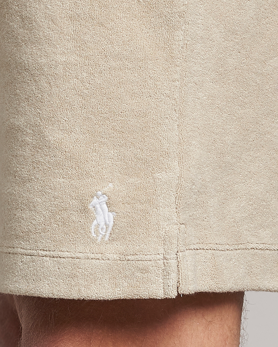Men | Shorts | Polo Ralph Lauren | Cotton Terry Drawstring Shorts Spring Beige