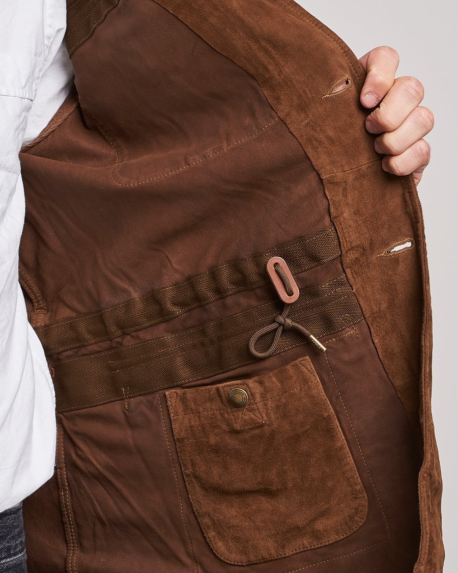Men | Coats & Jackets | Polo Ralph Lauren | Safari Suede Field Jacket Smith Brown