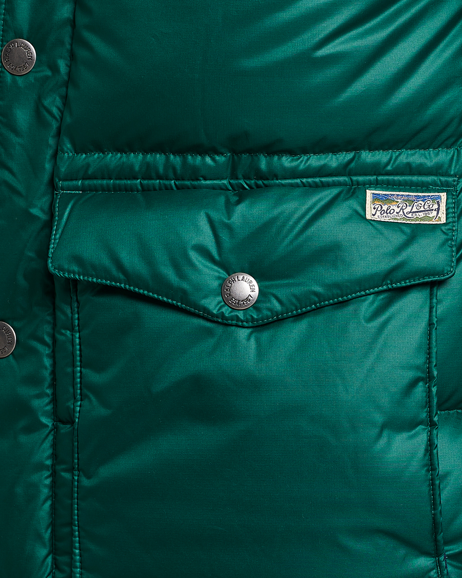 Men | Coats & Jackets | Polo Ralph Lauren | Western Unlined Vest College Green