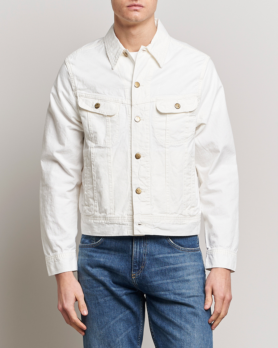 Men | Coats & Jackets | Polo Ralph Lauren | Trucker Denim Jacket White
