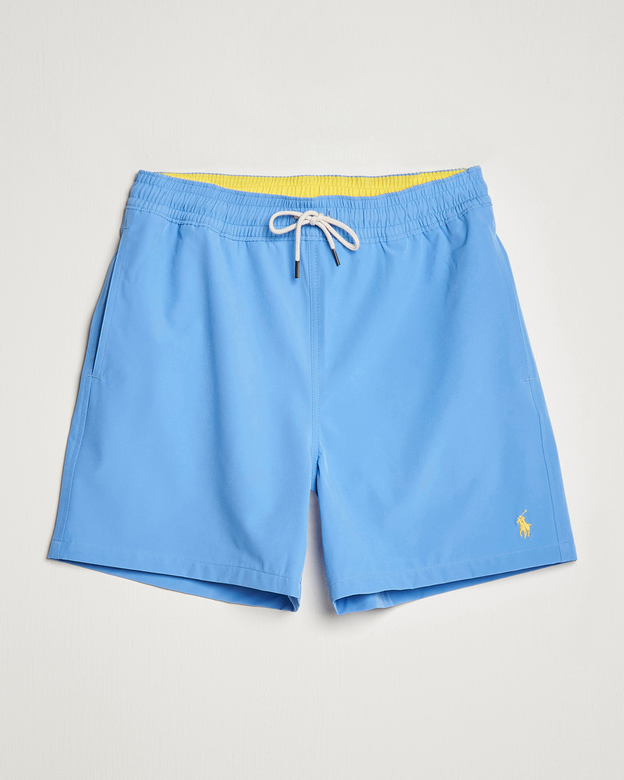 Men | Swimwear | Polo Ralph Lauren | Recyceled Traveler Boxer Swimshorts Harbor Island Blue
