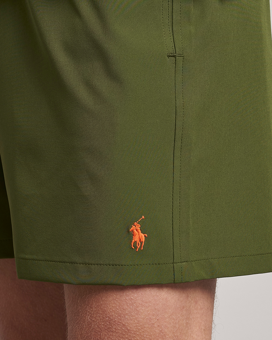 Men | Swimwear | Polo Ralph Lauren | Recyceled Traveler Boxer Swimshorts Supply Olive
