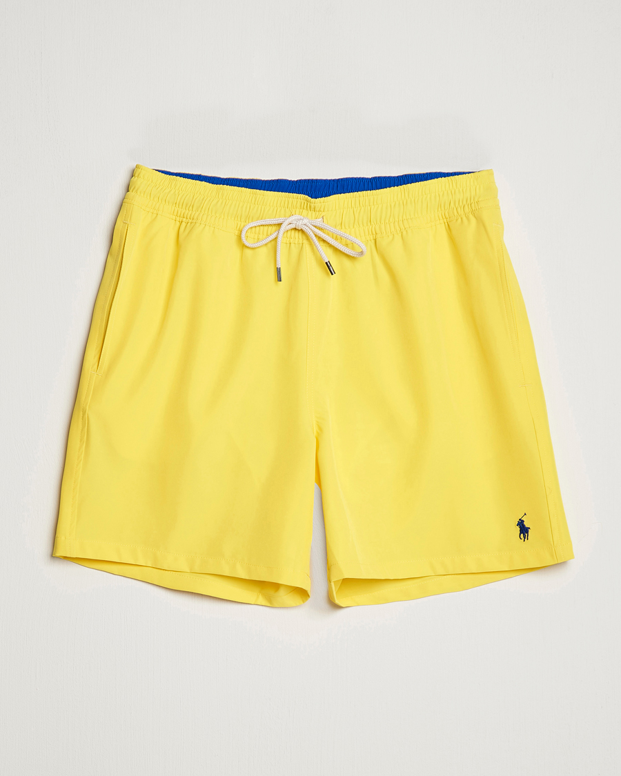 Men | Swimwear | Polo Ralph Lauren | Recyceled Traveler Boxer Swimshorts Lemon Crush