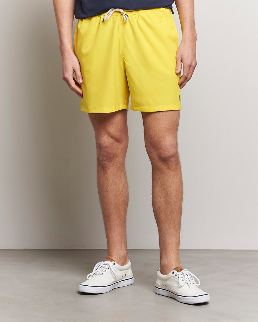 Men | Swimwear | Polo Ralph Lauren | Recyceled Traveler Boxer Swimshorts Lemon Crush