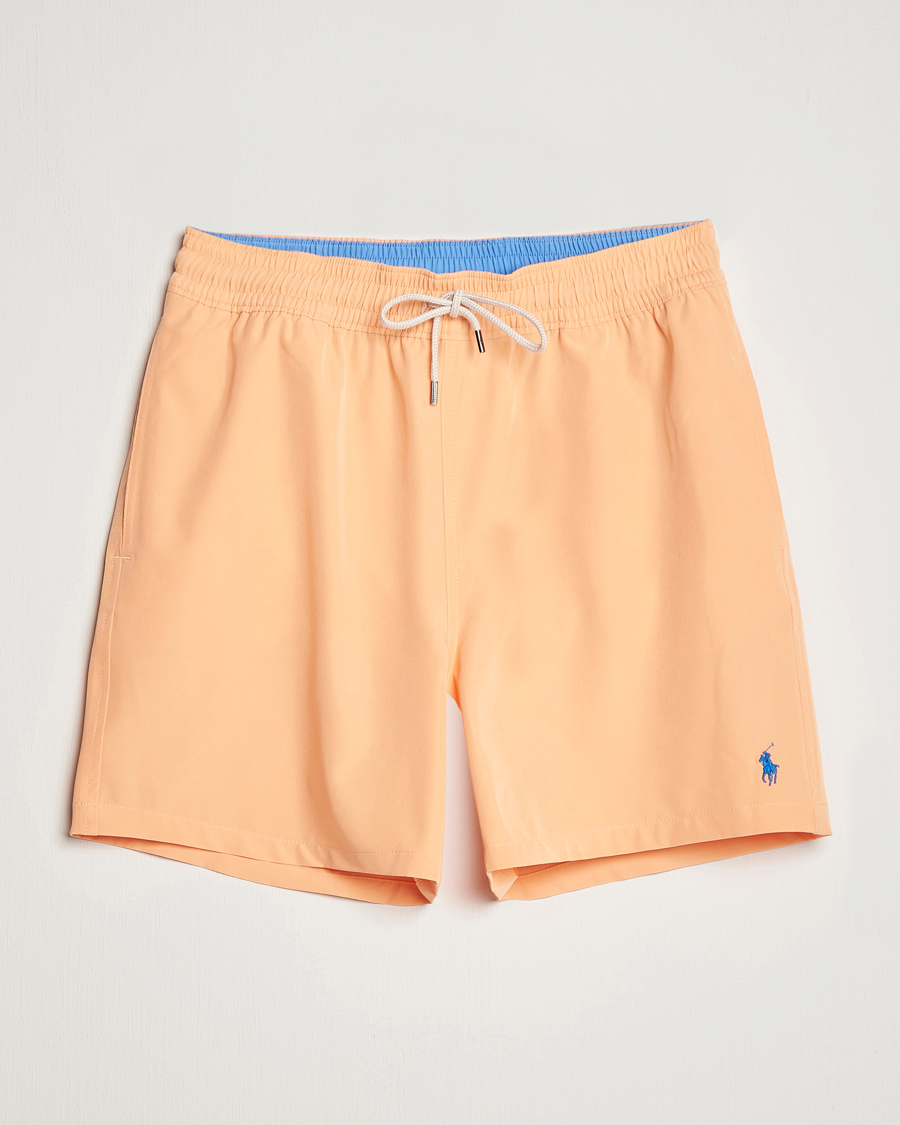 Men | Swimwear | Polo Ralph Lauren | Recyceled Traveler Boxer Swimshorts Fair Orange