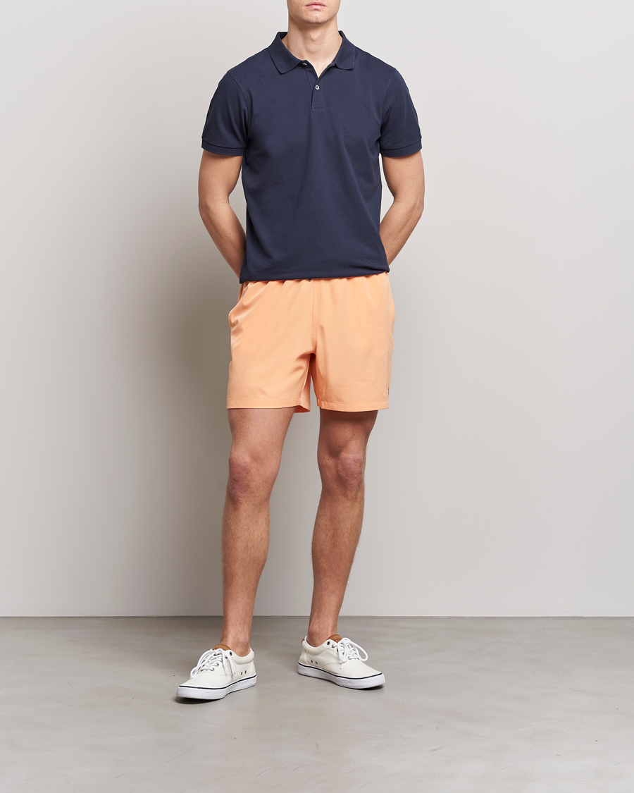 Men | Swimwear | Polo Ralph Lauren | Recyceled Traveler Boxer Swimshorts Fair Orange