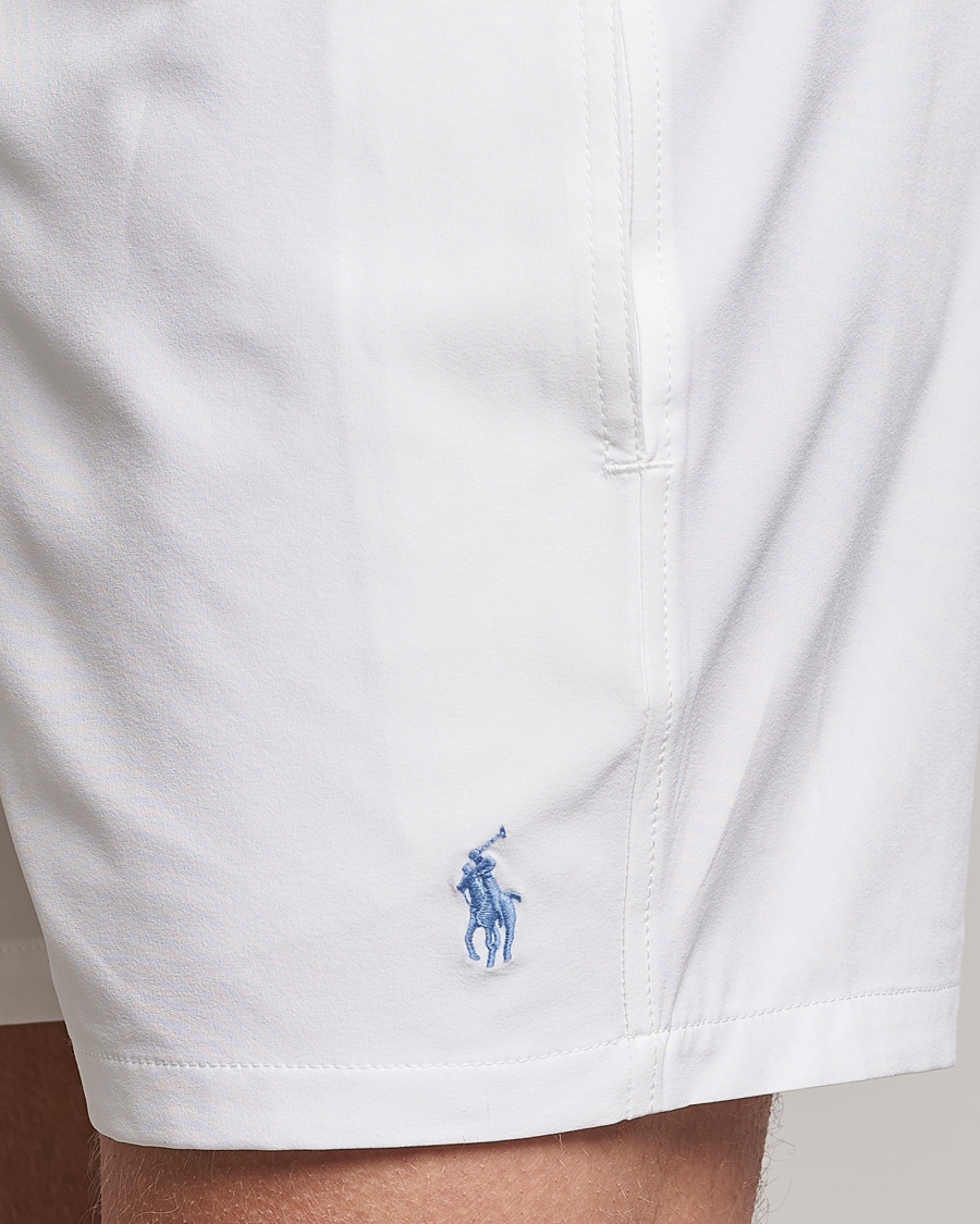 Men | Swimwear | Polo Ralph Lauren | Recycled Slim Traveler Swimshorts White