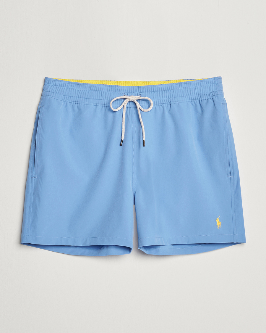 Men | Swimwear | Polo Ralph Lauren | Recycled Slim Traveler Swimshorts Harbor Island Blue