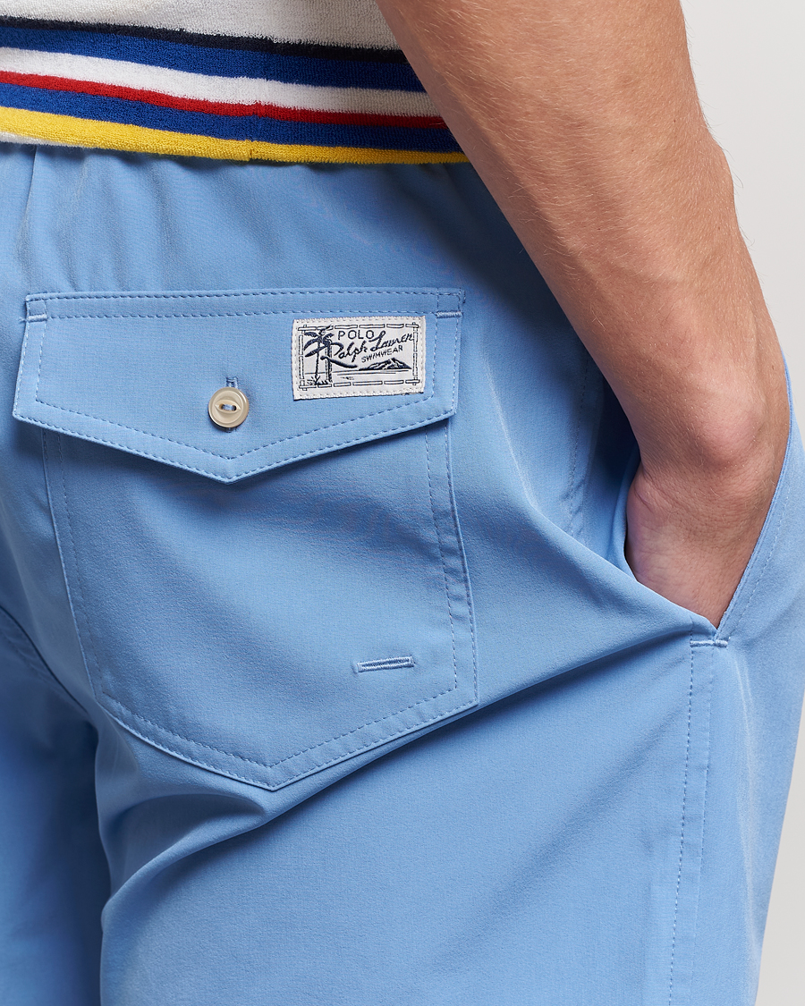 Men | Swimwear | Polo Ralph Lauren | Recycled Slim Traveler Swimshorts Harbor Island Blue