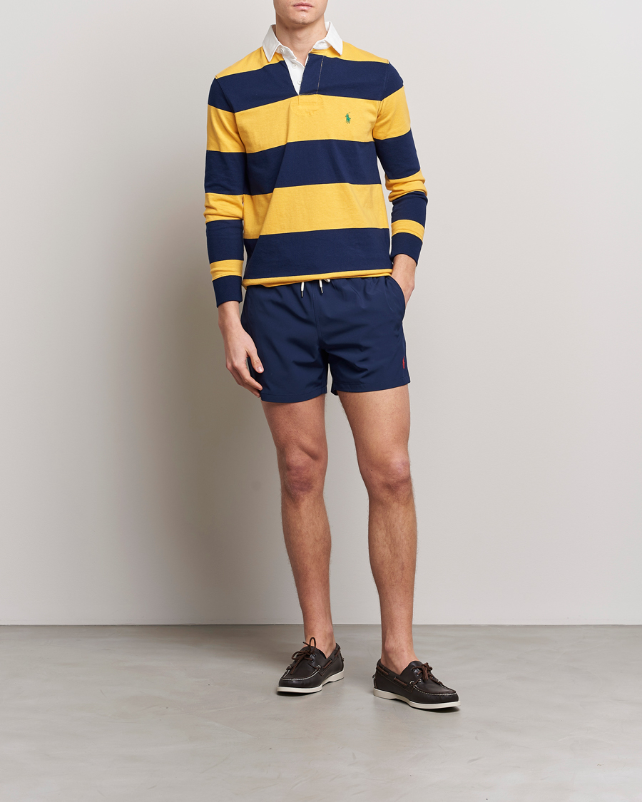 Men | Swimwear | Polo Ralph Lauren | Recycled Slim Traveler Swimshorts Newport Navy