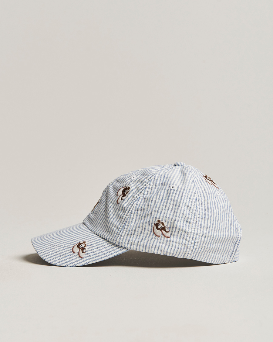 Men | Polo Ralph Lauren Oxford Striped Cap Blue/White | Polo Ralph Lauren | Oxford Striped Cap Blue/White