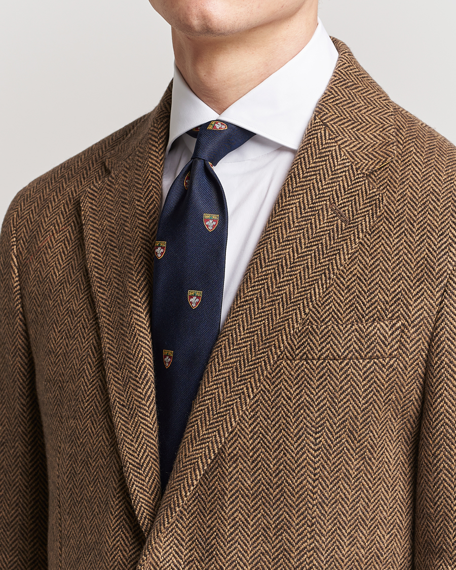 Men |  | Polo Ralph Lauren | Heritage Crest Striped Tie Navy