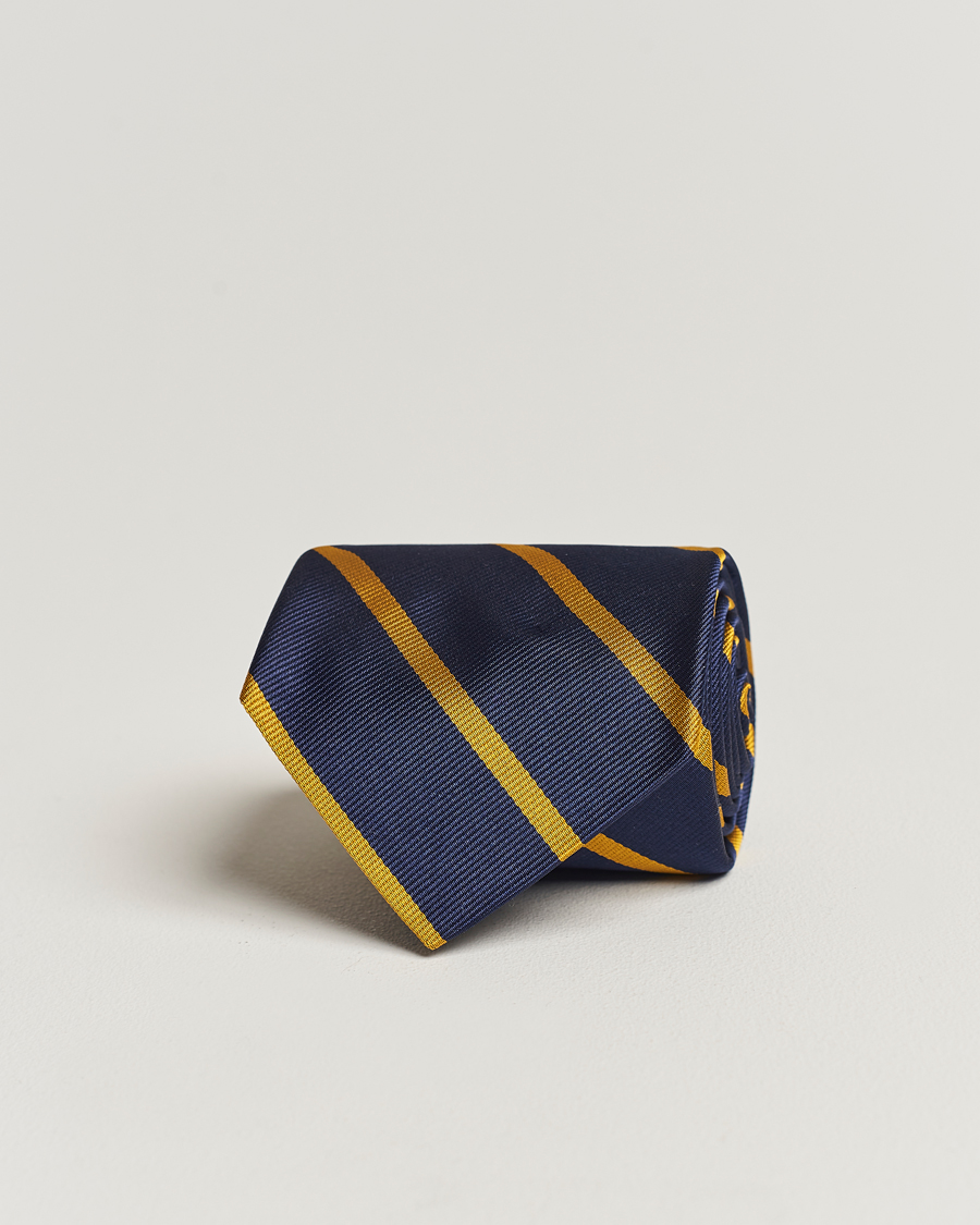 Men | Ties | Polo Ralph Lauren | Striped Tie Navy/Gold